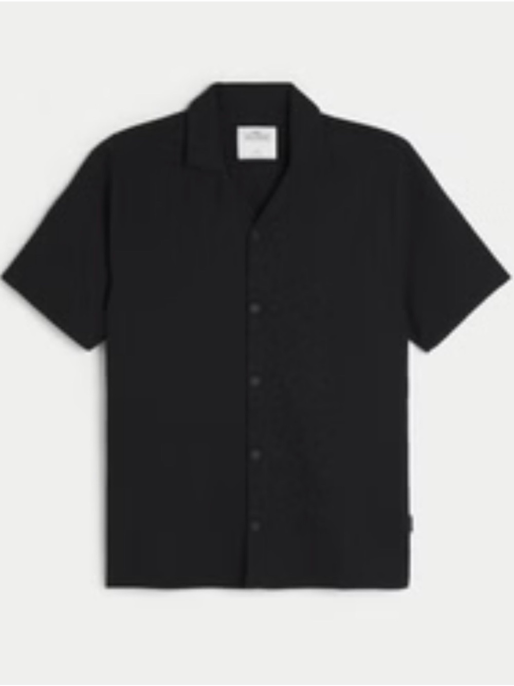 Men’s Hollister Short-Sleeve Textured Cotton Shirt